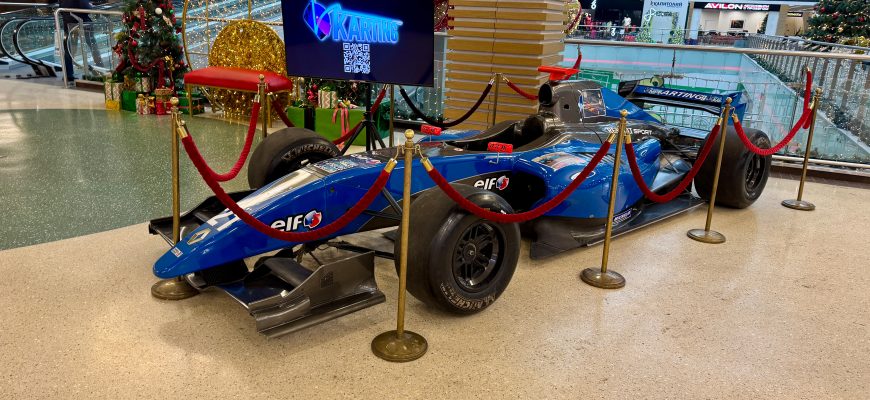 Vkarting авто формула-2 при входе в тц