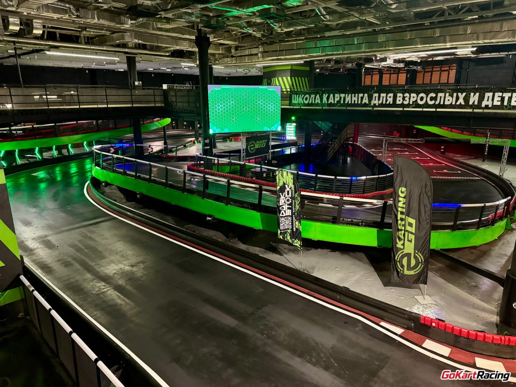 Вид сверху на картинг Ego