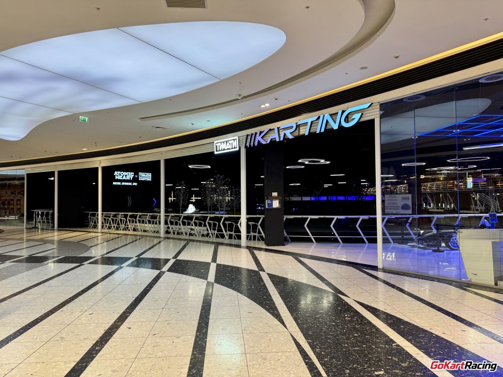 вход в Тимати Картинг из тц Ривьера